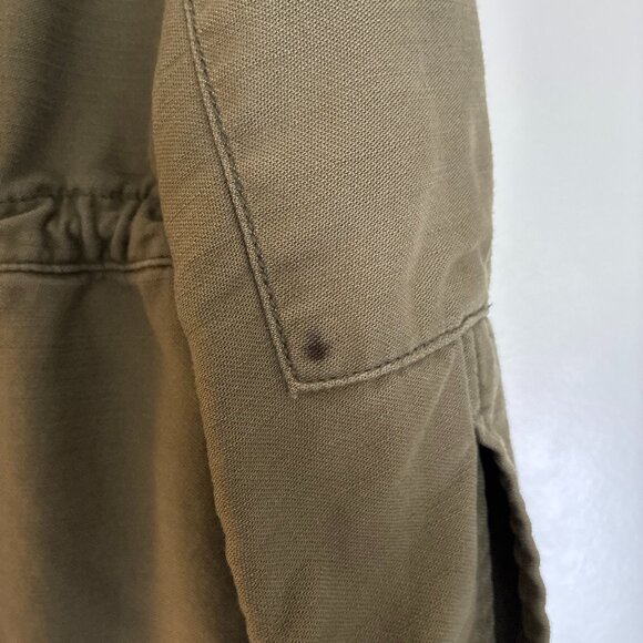 Women's Gap Utility Field Jacket with Epaulettes, Petite M - Picture 4 of 5